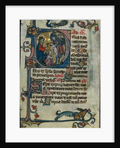 Leaf from a Book of Hours: Initial D: Massacre of the Innocents, early 1300s by Unknown