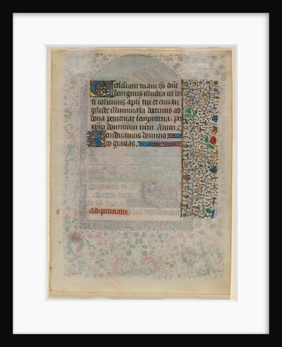 Leaf from a Book of Hours: Text, c. 1430 by Unknown