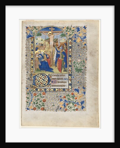Leaf from a Book of Hours: The Crucifixion, c. 1435 by Unknown