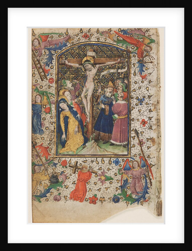 Leaf from a Book of Hours: The Crucifixion, 1430s by Master of Guillebert de Mets; Workshop