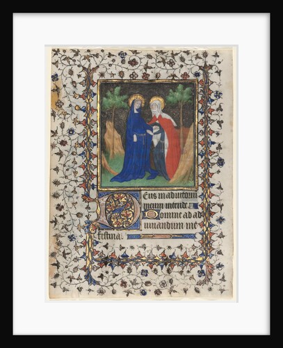 Leaf from a Book of Hours: The Visitation, c. 1415 by Boucicaut Master