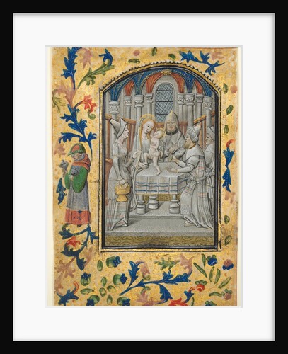 Leaf from a Book of Hours: The Visitation, c. 1470-1480 by Guillaume Vrelant