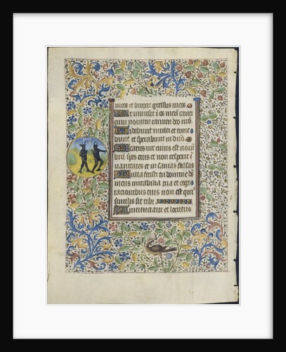 Leaf from a Book of Hours: Two Devils, c. 1460 by Coëtivy Master (circle of)
