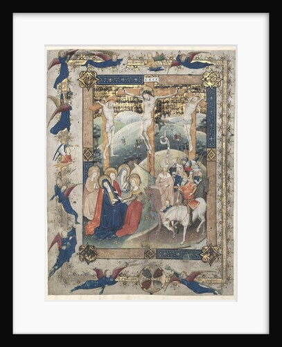 Leaf from a Missal: The Crucifixion, c. 1440-1450 by Master of Otto van Moerdrecht