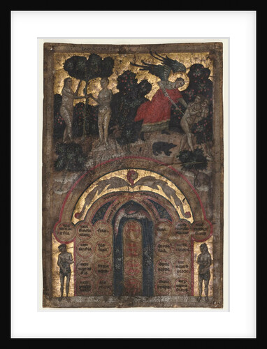 Leaves from a Volume of Johannes Andrea's 'Lectura super arboris consanguinitatis?., c. 1331 by Master of the Register of 1328