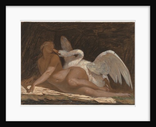 Leda and the Swan by Adolphe Yvon