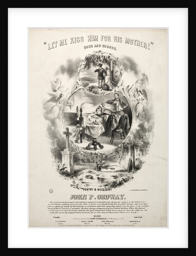 Let me Kiss him for his Mothers - Sheet Music Cover by Winslow Homer