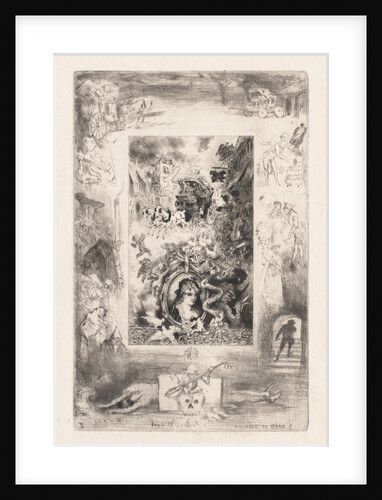 Letters from My Windmill:The Diligence of Beaucaire, 1880 by Félix Hilaire Buhot