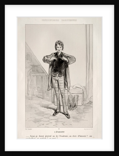 LÉtudiant by Paul Gavarni