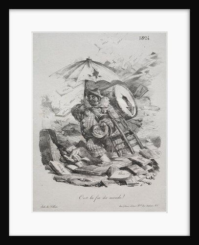 Lithographic Sketches: It is the End of the World!, 1824 by Nicolas Toussaint Charlet; Gihaut