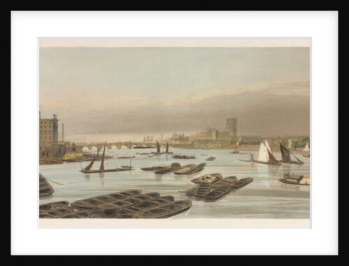 London As It Is: Westminster, from Waterloo Bridge, 1842 by Thomas Shotter Boys