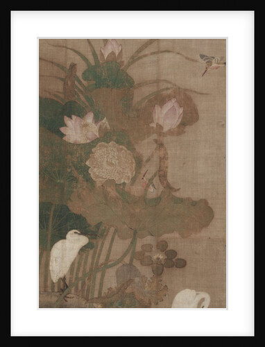 Lotuses, Insects, and Birds, 1800s by Unknown