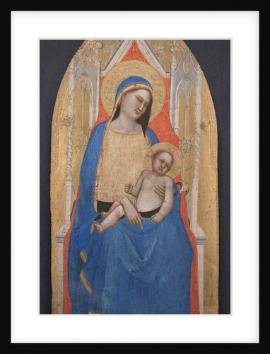 Madonna and Child Enthroned, c. 1350 by Master of San Lucchese