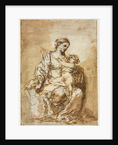 Madonna Nursing the Christ Child, c. 1670 by Bartolomé Esteban Murillo
