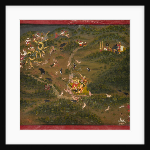 Maharaja Jagat Singh Hunting, 1734-1751 by Unknown