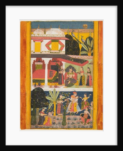 Malavi Ragini, from a Ragamala series, c. 1695 by Unknown