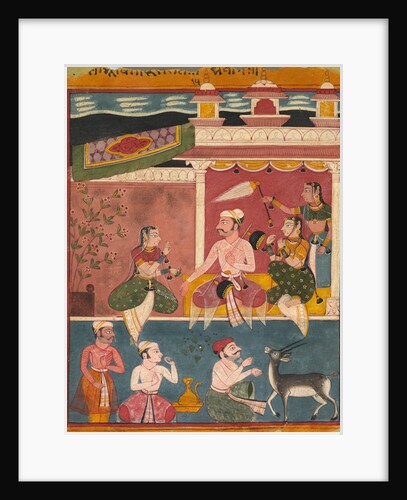 Malkaus Raga, from Ragamala, c. 1610 by Unknown