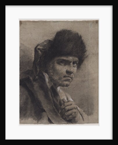 Man with a Fur Cap, c. 1730/40s by Giovanni Battista Piazzetta