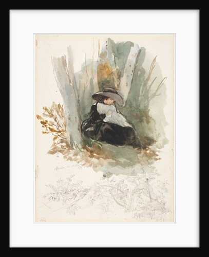 Marie à Bellevue, 1858 by Louis-Joseph Gallait