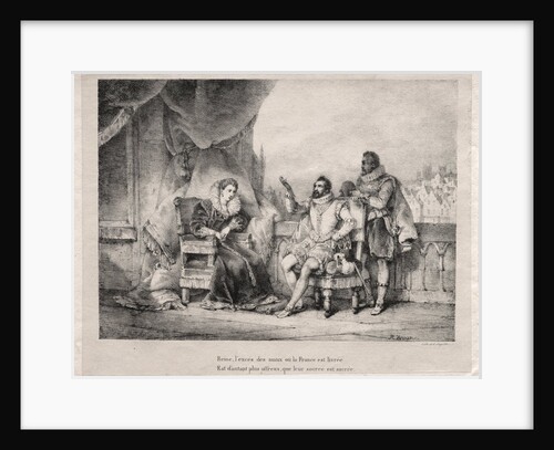 Marie de Medici and Henry IV of France by Horace Vernet