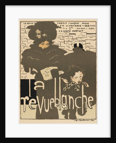 Masters of the Poster: Pl. 38, La Revue Blanche, 1894 by Pierre Bonnard; Ancourt