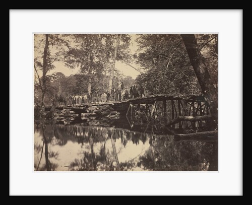 Military Bridge, Across the Chickahominy, Virginia, 1862 by David B. Woodbury