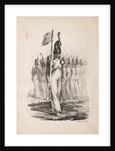 Military Costumes: Carabiners Sargent, General Guide, 1817-1818 by Nicolas Toussaint Charlet