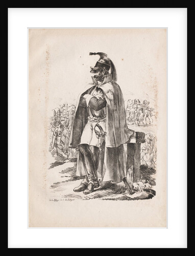 Military Costumes: Cavalry Man, 1814-1818 by Nicolas Toussaint Charlet