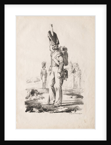 Military Costumes: Infantry Sargent, 1817-18 by Nicolas Toussaint Charlet