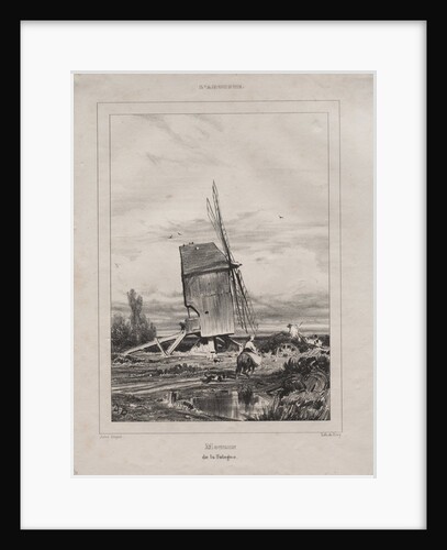 Mill in the Sologne, France, 1835 by Jules Dupré