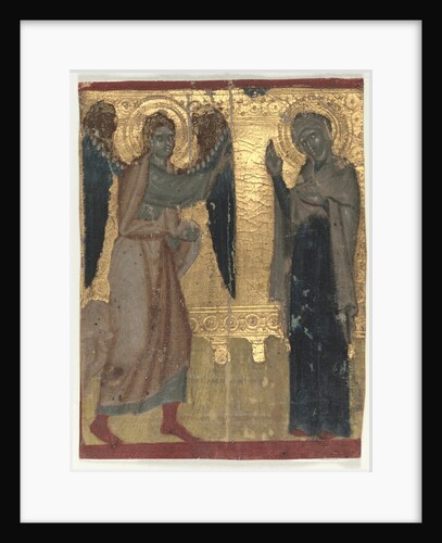 Miniature Excised from a Book of Hours: The Annunciation, late 1200s by Unknown
