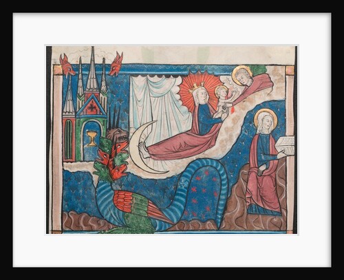 Miniature from a Manuscript of the Apocalypse: The Woman Clothed with the Sun, c. 1295 by Unknown