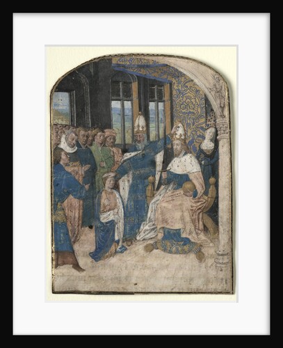 Miniature from a Speculum Historiale: Claudius Designates Nero as His Successor, 1447-60 by Master of Jouvenel des Ursins
