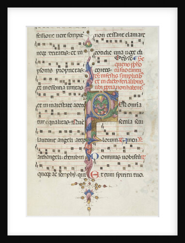 Missale: Fol. 183: Foliage decoration, 1469 by Bartolommeo Caporali