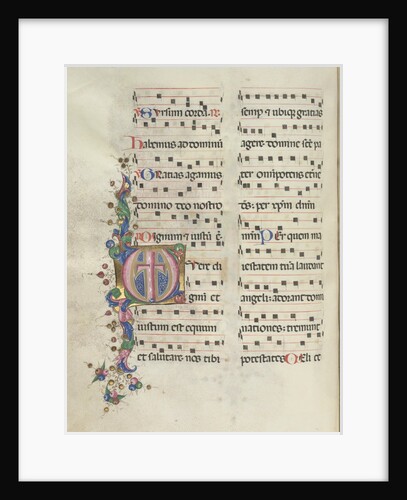 Missale: Fol. 183v: Cross, Foliage, 1469 by Bartolommeo Caporali