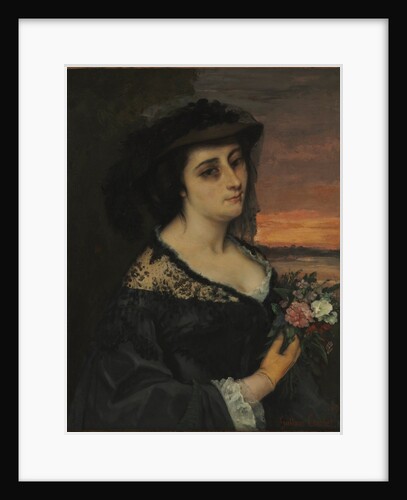 Mme L…, 1863 by Gustave Courbet