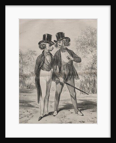 Modes incroyables. Lions dautomne, 1839 by Darny