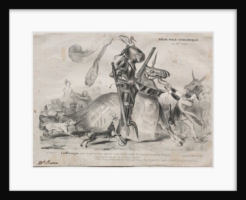 Moeurs Anglo-chevaleresques, 1839 by Edouard de N___; La Mode