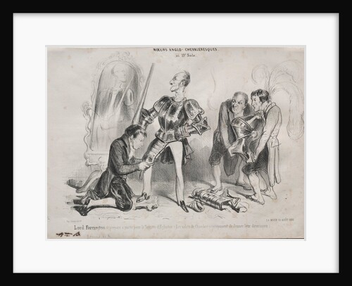 Moeurs Anglo-chevaleresques, 1839 by Unknown