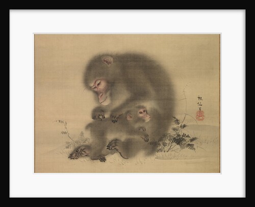 Monkeys, late 18th-early 19th century by Mori Sosen