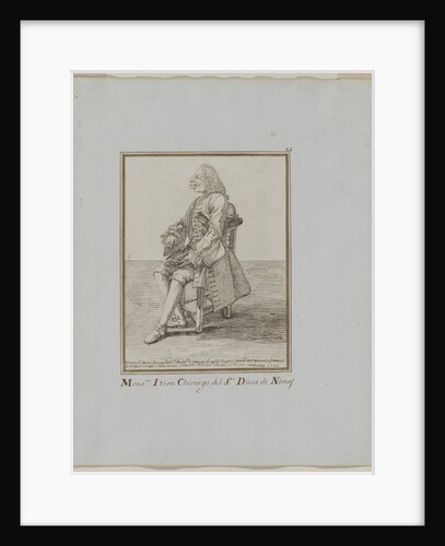 Monsieur Ition Chirurgo del sre. Duca di Nivers, 1749 by Pier Leone Ghezzi