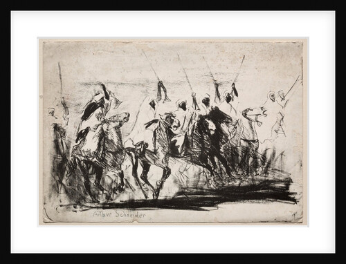 Moorish Lancers, Fantasia, c. 1900 by Arthur E. Schneider