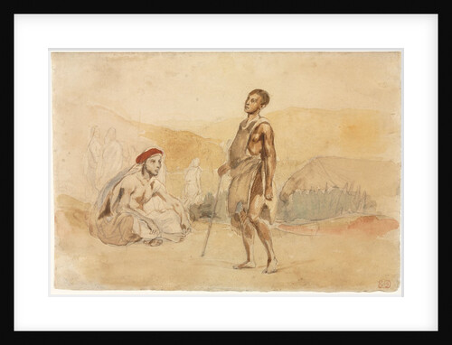 Moroccans in the Countryside, 1832 by Eugène Delacroix