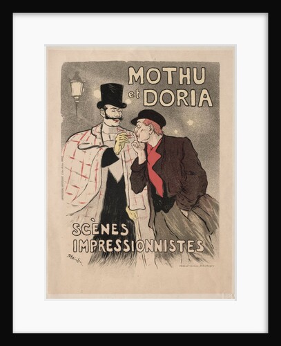 Mothu et Doria - Scènes impressionistes, 1893 by Théophile Alexandre Steinlen