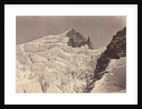 Mount Maudit, Savoy, 1860 by Auguste-Rosalie Bisson and Louis-Auguste Bisson