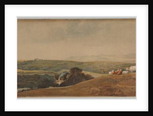 Mountains and Cattle by Peter De Wint