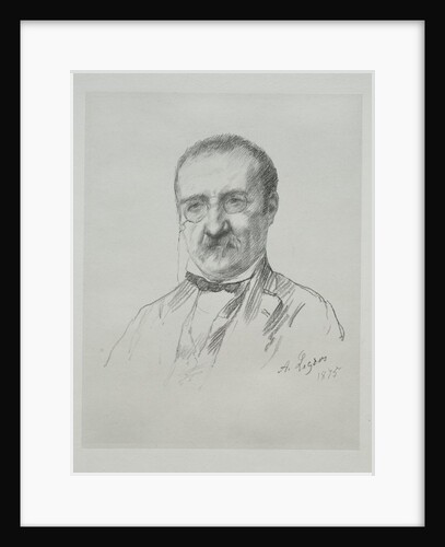 Mr. Champfleury, 1875 by Alphonse Legros