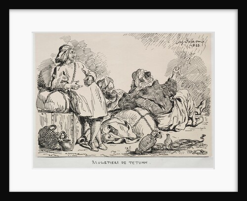 Muleteers of Tétuan, 1833 by Eugène Delacroix; Bertauts