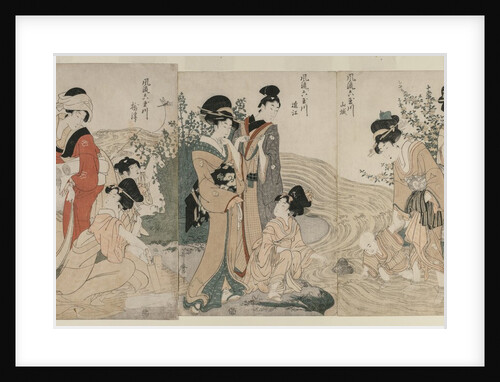 Musashi, Omi, Yamashiro, and Settsu Provinces …, c. 1804 by Kitagawa Utamaro