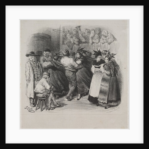 Musical Works of Ernest Doré: Souvenir of Alsace, Alsatian Dance - Title Page by Gustave Doré